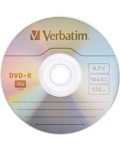 Verbatim America, Llc - Verbatim Dvd+R 4.7Gb 16X 10Pk Bulk Box - 120Mm2 Hour Maximum Recording Time "Product Category: Storage Media/Optical Media"